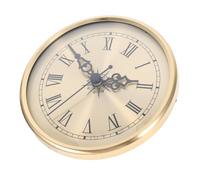 Sosoport DIY Silent Quartz Clock Insert with Elegant Metal Frame and Roman Numerals Non-ticking Replacement Mechanism for Crafting and Upgrading Old Clocks Stylish Minimalist Design for