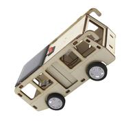 Sosoport DIY Solar Bus Kit, Solar Powered Science with Modular Easy Assembly, Wood and Plastic Materials, for Science Fair Projects and Hands-on Classroom Activities