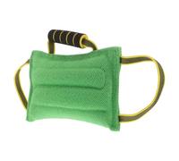Sosoport Dog Bite Training Sleeve for Medium to Large Dogs Sturdy Green Bite Pillow with Strong Handles for Interactive Tug of War and Biting Practice