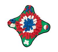 Sosoport Dog Snuffle Mat for Pets Durable Polar Fleece Slow Feeding Nose Training Blanket Anti-choke Design for Puppies and Dogs Easy to Clean Sniffing Pad