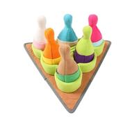Sosoport Dog Squeaky Bowling Mat Training Cushion for Pet Dogs Snuffle Pad 35x35x18 Inches Fun Plaything