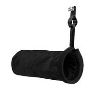 Sosoport Drum Stick Holder Bucket Oxford Cloth Drum Mallet Bag Storage Pouch Black Single Screw Percussionists