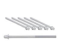 Sosoport Drum Tension Rods with Long Screw Design for Secure and Stable Connection 6pcs Snare Drum Screws Iron Material