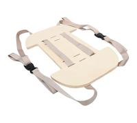 Sosoport E-bike Pet Riding Platform Wooden Dog Footrest Extension Flat Beige for Every day Rides to Market or Park