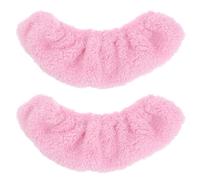 Sosoport Elastic Plush Ice Skate Covers for Figure and Hockey Skates Lightweight Velvet Blade Protection in Pink S Soft Skating Guards Gift for Adults
