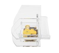 Sosoport Elegant Glass Piano Music Box Ornament with Charming Melodies Miniature Musical Figurine for Desktop Decor Romantic Vintage Style Accent for Festivals and Family Celebrations
