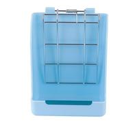 Sosoport Elegant Rabbit Grass Feeding Rack Rabbit Accessories Long-lasting Blue Plastic Grass Rack