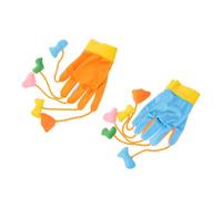 Sosoport Engage Your Cat with Interactive Red Gloves 2pcs Bell- Toys Stuffed Cat Teaser for Indoor/outdoor Use Soft Plush for