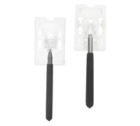 Sosoport Extendable Parking Ticket Clip Telescoping Permit Holder Rod Set with and White Design Portable Vehicle Parking Pass Hanger for Car Windscreen Use