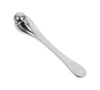 Sosoport Eye Cream Applicator Stainless Steel Roller for Travel Business Trips, Reduces Puffiness and Dark Circles, Silver Zinc Alloy Eye Massager