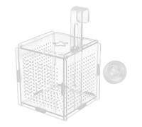 Sosoport Fish Tank Hatching Incubators Acrylic Fish Isolation Box with Suction Cups Easy Install