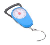 Sosoport Fish Weighing Scale 35kg Mechanical Hanging Scale with Portable Spring Hook for Accurate Weight Measurement of Seafood and Ingredients in Kitchen and On-the-go Blue