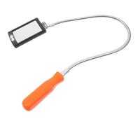 Sosoport Flexible Inspection Mirror with LED Light Auto Inspection Tool for Mechanics Rotatable Reflective Car Mirror for Automotive Repairs and Maintenance