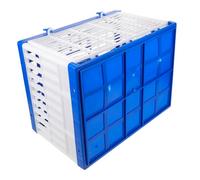 Sosoport Foldable Plastic Pigeon Transport Box Lightweight Basket with Professional Release Mechanism for Racing Training and Travel Club Use