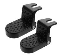 Sosoport Folding Bike Pedals Rear Seat Foot Pegs Non-slip Footrests for Mountain and Electric Bikes Rod Design Rear Bicycle Pedals for Dual Riding and Easy Storage