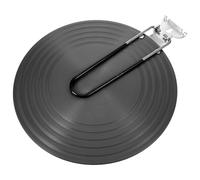 Sosoport Food Heat Diffuser Aluminum Induction Plate Adapter Black Easy to Clean Faster and More Even Heat Distribution Kitchen Supply for Cooking Random Style