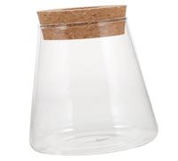 Sosoport Glass Fish Bowl Small Terrarium Goldfish Tank Hydroponics Plants Home Glass Jar Plant Terrariums