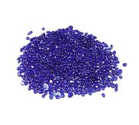 Sosoport Glass Gravel Diy Fish Tank Decoration 5-9mm Dark Style 500g Home Aquarium Ornaments