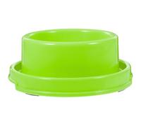 Sosoport Green Plastic Cat and Puppy Food Bowls Anti-ant Design Circle Shape Small Dog Feeding Dish Practical and Convenient for Healthy Pet Feeding