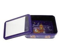 Sosoport Halloween Candy Tin with Lid for Party and Home Storage, Metal Cookie Tin Box with Quality Assurance, Elegant Packaging Halloween Containers for Treats and Snacks