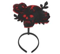 Sosoport Halloween Skull Headband Party Accessory Non-woven Fabric Material and Versatile Design, for Makeup Parties and Themed Gatherings, Featuring a Unique Style that Won't Slip