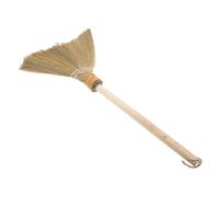Sosoport Handmade African Broom for Sweeping with Natural Miscanthus Material, Detachable Design and Soft Bristles, for Garden and Courtyard Cleaning, Easy to Store and Use Indoors Or