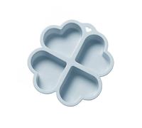 Sosoport Heart-Shaped Silicone Baking Mold Food-Grade Non-Stick Cake Mould for Oven and Microwave Use Flexible Blue Cake Tool for Muffins Cupcakes and Portion-Controlled Desserts