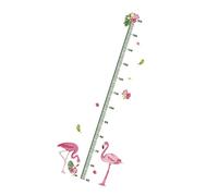 Sosoport Height Chart Wall Sticker for Children's Rooms and Spaces, Waterproof PVC Material Lovely Cartoon Animals Design, Removable Growth Record Height Ruler Wall Sticker for Kids
