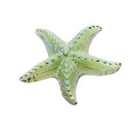 Sosoport Home Sea Star Figurine Bright Color Indoor Decor Ocean Themed Ornament for Office Bedroom Realistic Artificial Sea Star Sculpture Compact Lightweight Design