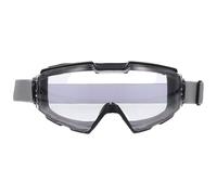 Sosoport Industrial Protective Goggles Black Splash Resistant Safety Glasses Dust Shield for Cutting Work and Labor Protection