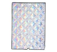 Sosoport Insulated Freezer Cover with UV Protection Temperature Retention Padding for Outdoor Mini Fridges Chest Freezers Beverage Coolers Refrigerator Protection Cover
