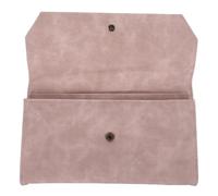 Sosoport Knitting Storage Case Circular Knitting Needle Case Pu Leather Exterior 13-Slot Elastic Loops with Snaps Secure Storage Protects from Scratches at Home