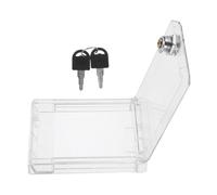 Sosoport Lockable Central AC Thermostat Cover Panel Electrical Outlet Protector, Safety Wall Switch Guard Cover for Proofing and Electrical Protection