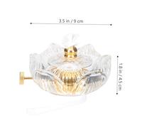 Sosoport Lotus Kerosene Lamp Burner Replacement Part Compact Lightweight Oil Lamp Burner for Classic Oil Lanterns Portable Vintage Style Emergency Lighting Accessory Gift