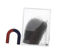 Sosoport Magnetic Iron Shavings Box Physics Teaching Device for Electromagnetism Demonstration Magnetic Mapping Tool for Student Experiments and Science Education