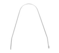 Sosoport Metal Mudguard Support Bracket for Scooter with Clamp System, Space-saving Design and Enhanced Stability, 23.7x19.3x1.4cm Silver Electric Bike Splash Guard Mounting Rod
