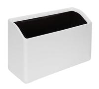 Sosoport Mini Plastic Desktop Wastepaper Basket for Office and Bathroom | Lightweight PP Build, Compact Countertop Fit, White Finish, Suitable for Tissues and Cigarette Ash