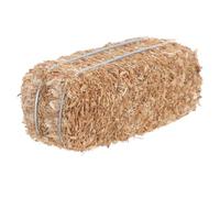 Sosoport Miniature Hay Bale for Decoration, Small Artificial Straw Haystack, Craft Mini Hay Bales for Western Party and Dollhouse DIY Spring Diorama
