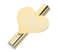 Sosoport Minimalist Nordic Iron Wall Vase Creative Single Flower Tube Holder Durable Adhesive Heart Shaped Planter for Living Room Bedroom Office Decor Functional Wall Mounted Flower Pocket