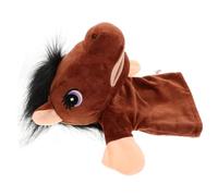 Sosoport Movable Mouth Horse Hand Puppet Plush for Storytelling Interactive Play Birthday and Christmas Party Favors Engaging Animal Puppet for Boys and Creative Imagination Stimulator
