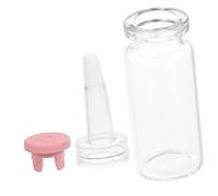 Sosoport Multi-purpose Small Animal Feeder Glass Milk Bottle for Hamster Squirrel Rabbit Puppy Silicone Teat