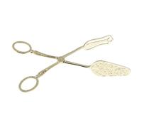 Sosoport Multifunctional Zinc Alloy Food Tong Bread Clamp Slip Baking Tool for Kitchen Serving Desserts Muffins Cupcakes Lightweight for Home Banquets and Restaurants