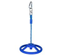 Sosoport Ninja Wheel Kids Outdoor Toys Obstacle Course Slackline Outdoor Gym Plastic Fitness Ring Swing Monkey Wheel Kids Swing Warrior Abs Child Pendulum Jungle