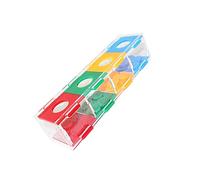 Sosoport Parrot Toys Bell Coin Box for Parrot Talking Bird Intelligence Game Color