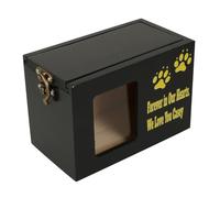Sosoport Passed Away Dog Memorial Present Pet Pet Memorial Present Sturdy Pet Ash Urn Wood Pet Ash Casket
