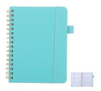 Sosoport Password Book with Alphabetical Tabs, Small A6 Spiral Notebook for Internet Login and Email Address, 112 Pages Password Keeper Organizer for Website and Computer Account Management