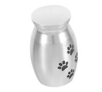 Sosoport Pet Urn Pet Cremation Urn Dog Ashes Urn Small Pet Urn for Memorial Keepsake Urn Lid