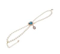 Sosoport Pet Wedding Jewelry: Faux Pearl Bridal Collar with Heart Accents - Adjustable Cat/dog Princess Necklace for Photo Shoots Anniversaries & Celebrations