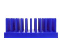 Sosoport Place Plastic Test Tube Drying Rack Laboratory Stand with Stable Wide Base for Home School Research Use in White Blue