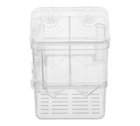 Sosoport Plastic Aquarium and Effective Separation with Observation Window Breeding Box with Suction Cups for Safe Nursery for Fish Fry and Juvenile Fish